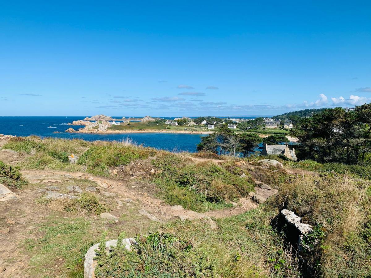 L'Escale 551, Gite Santec A 250M De La Plage Bagian luar foto