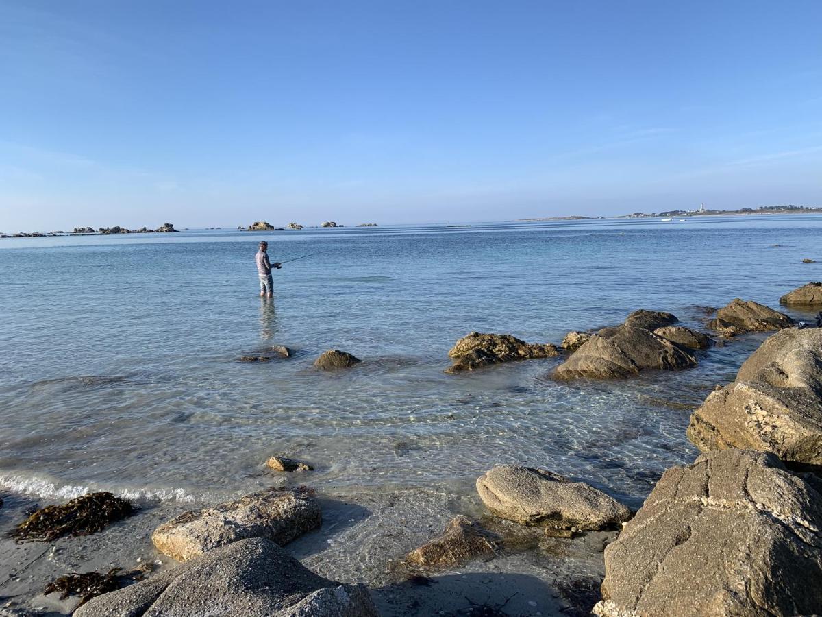 L'Escale 551, Gite Santec A 250M De La Plage Bagian luar foto